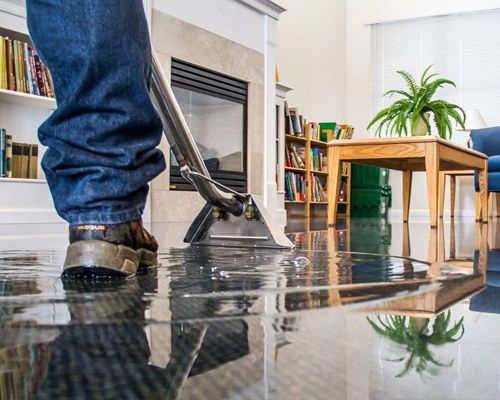 Flood Cleanup in Grosse Ile, Michigan (4704)